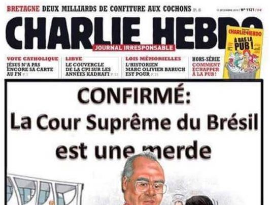 Gente, esta não é a capa oficial da Charlie Hebdo
