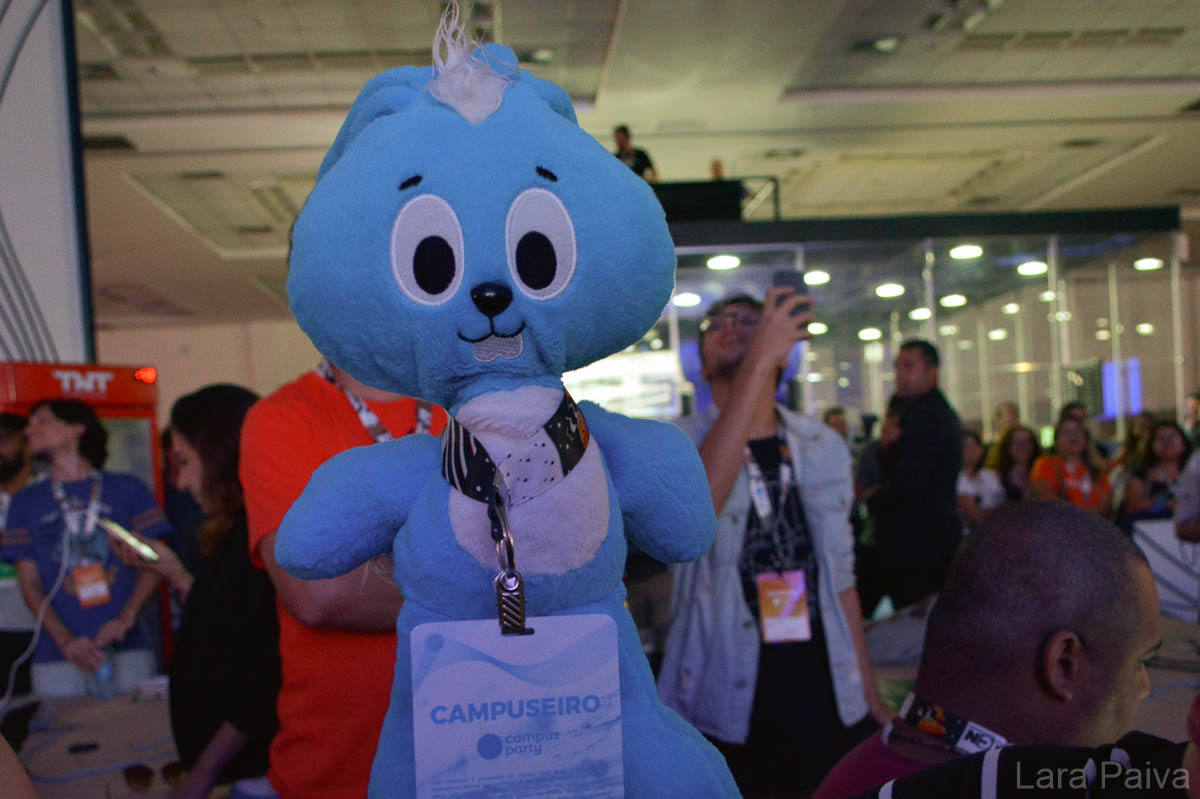 Sansão, da Turma da Mônica, está cobrindo a Campus Party Natal
