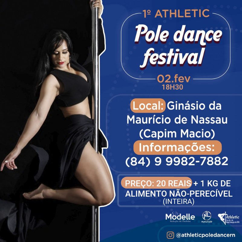 Fim de semana tem Festival de Pole Dance em Natal