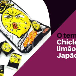 chiclete japonês de limão