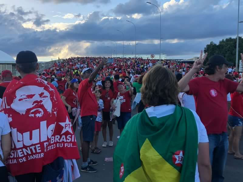 Jornalista Pernambucano assiste posse de Lula