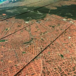 mapa gigante de Natal