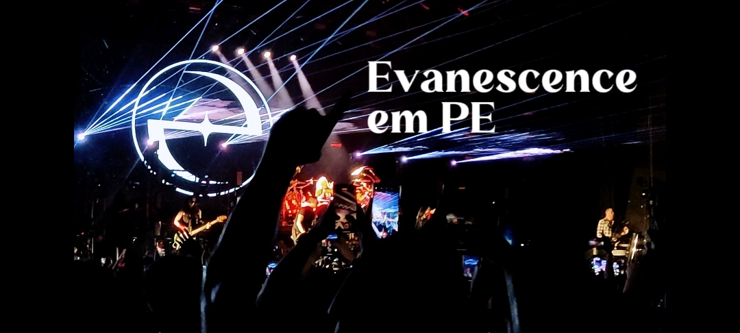 Fazendo um vlog sobre o show do Evanescence em Recife