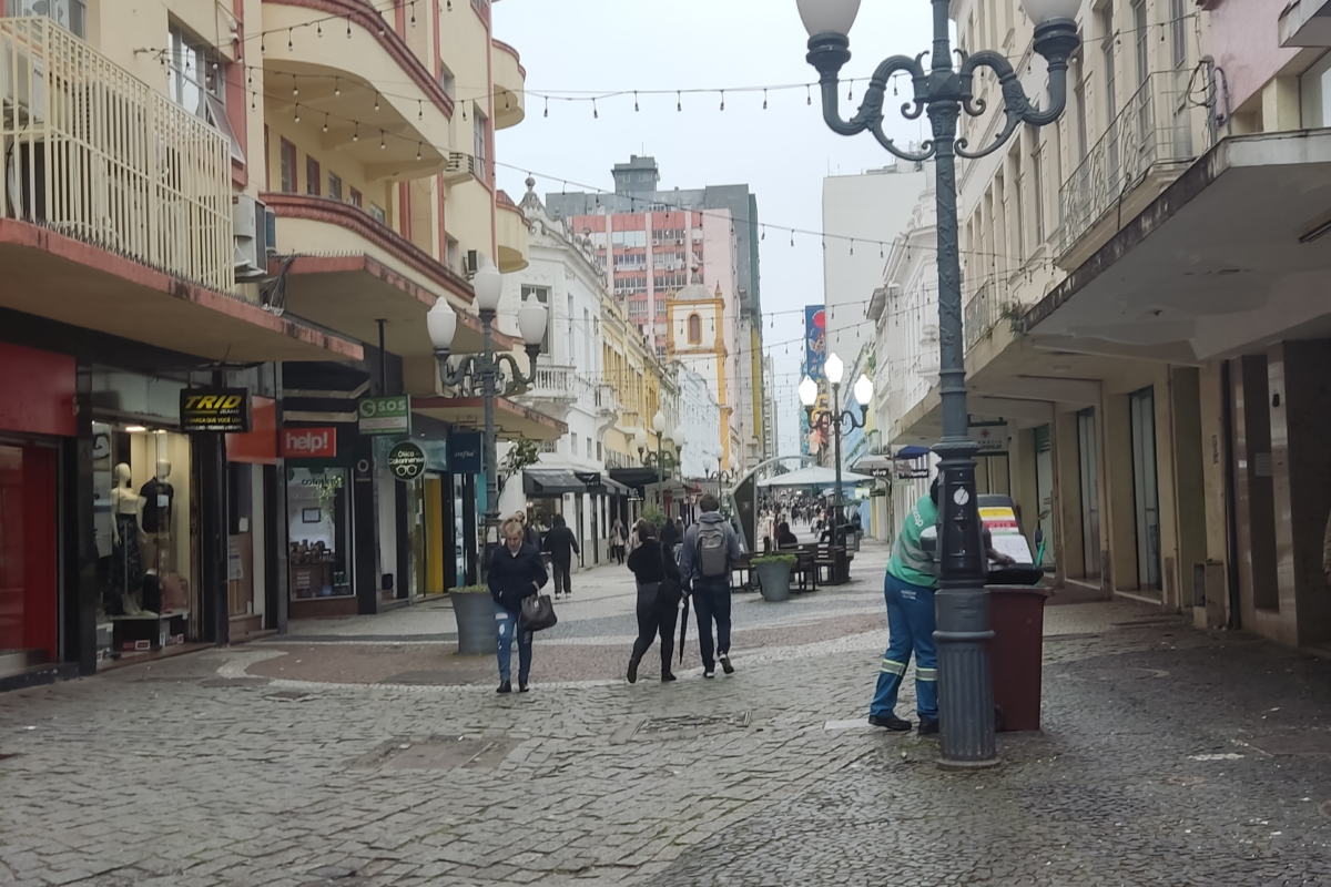 O Centro de Florianópolis.