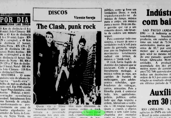 O que os jornais falaram do The Clash nos anos 70