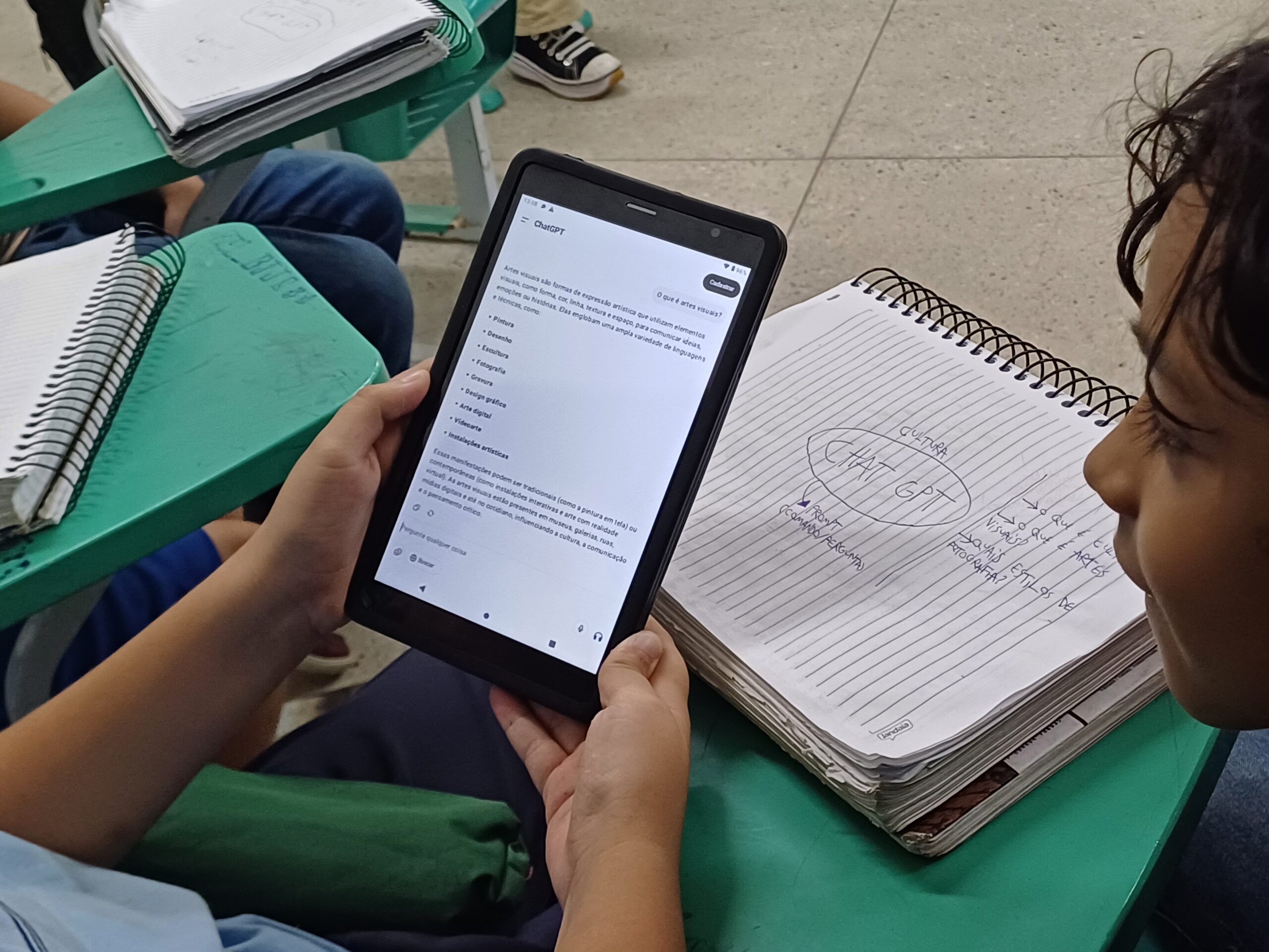 Já ouviu falar DEUX EX MACHINA? Projeto de experimentação artística com IA em escola pública